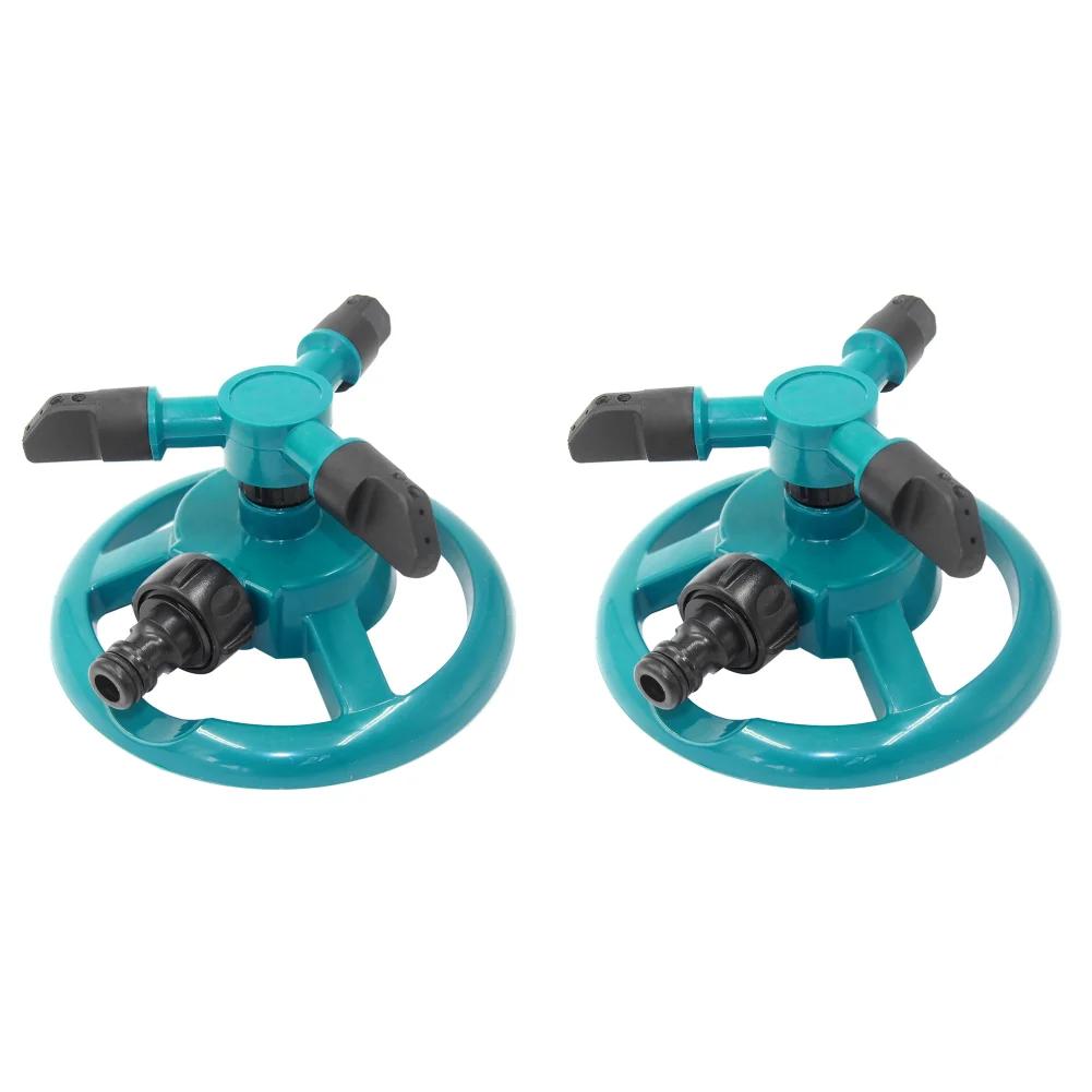 Garden Sprinkler 3 Fork Water Sprayer Automatic 360 Degree Rotating Irrigation Garden Lawn Sprinkler Watering Irrigation Device