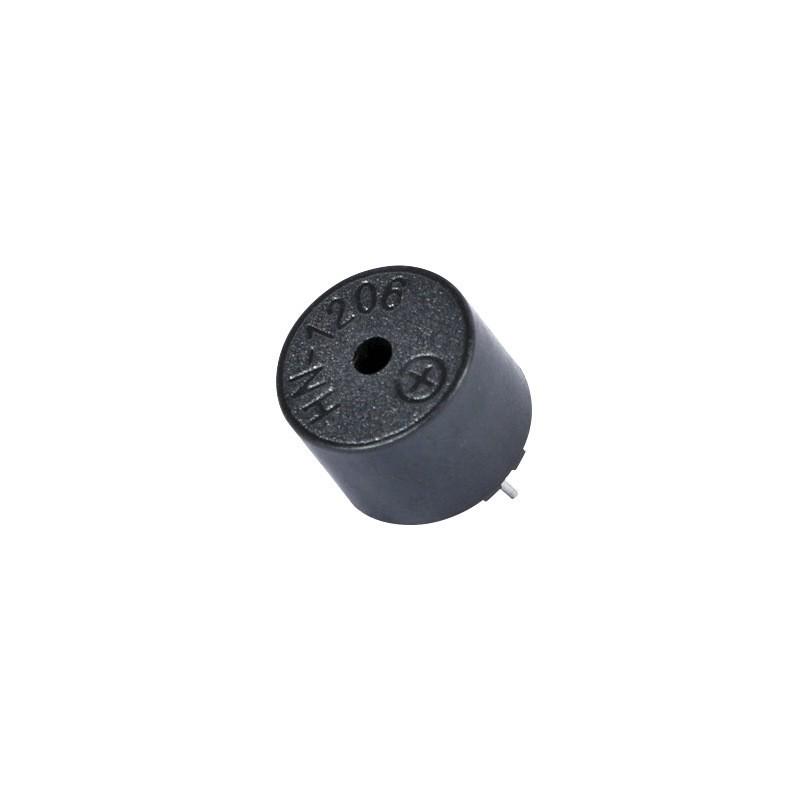 Huaneng HN-1206 Passive Buzzer: 5V, 42 Ohm, 2K-2.4K Frequency, 12x9mm, High Temp Resistant.