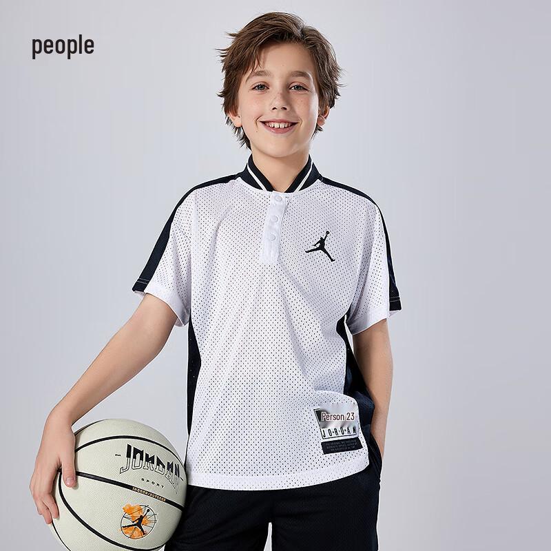 Jordan Boys  Breathable Mesh Polo Shirt XL