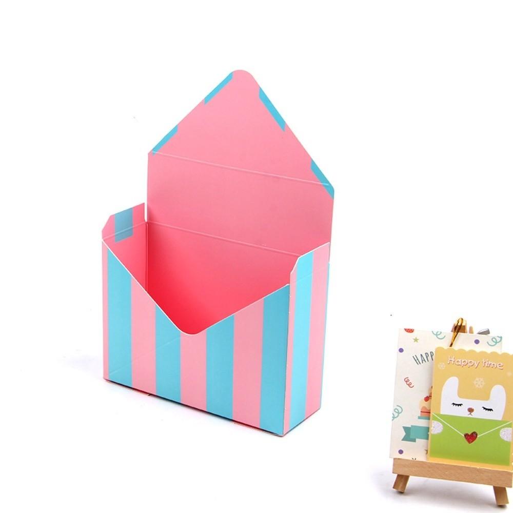 Gifts Folding Valentine Envelope Boxes DIY Stripes Bouquet Envelope Box Empty Flower Bouquet Paper Boxes Birthday