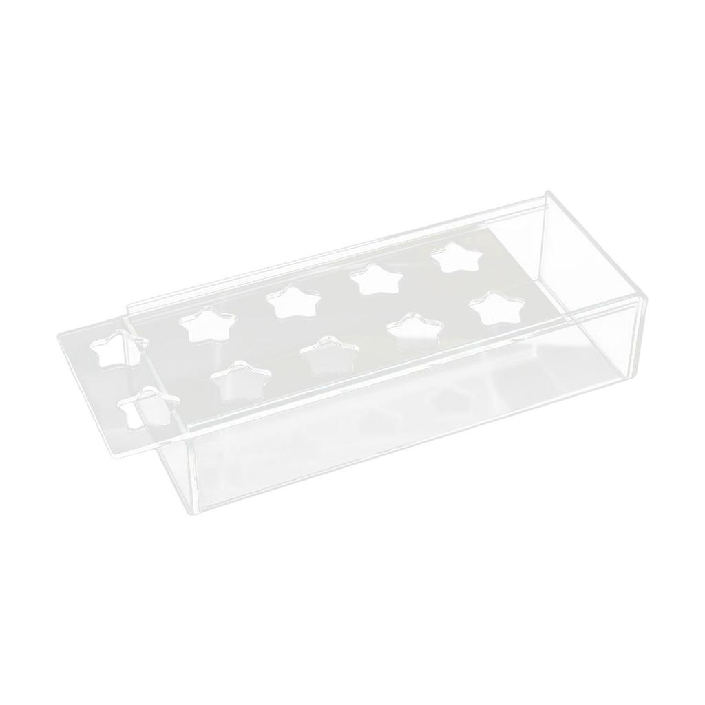 Clear Acrylic Flower Vase Rectangular Floral Arrangement Decorative Modern Wedding