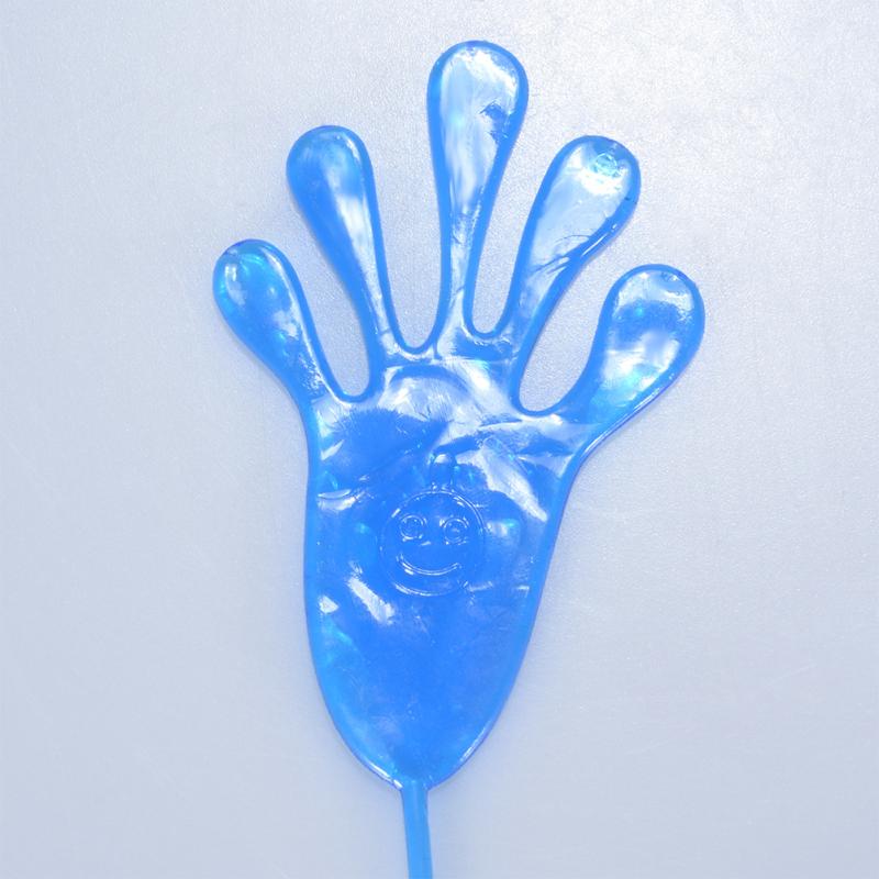 Plastic Elasticity Flexible Stretchable Sticky Palm Climbing Wall Creative Tricky Toy