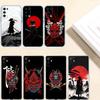 Japan Samurai Mask Phone Case for Motorola G14 G15 G24 G30 G31 G32 G34 G41 G42 G51 G52 G50 G60S G60 G62 G72 G71 G73 G84 G85 G200 E32