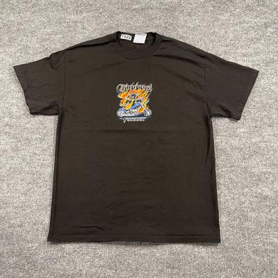 NWOT Vintage Y2K Iron-Cross Center Chest Choppers Forever Biker Shirt L 21x28
