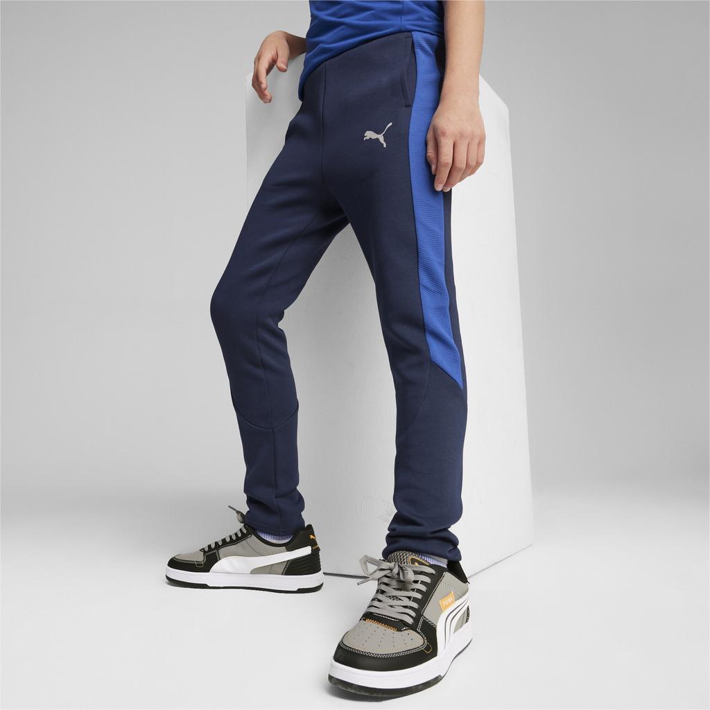 Puma EVOSTRIPE DK boys' sweatpants navy blue 67919814 size 164