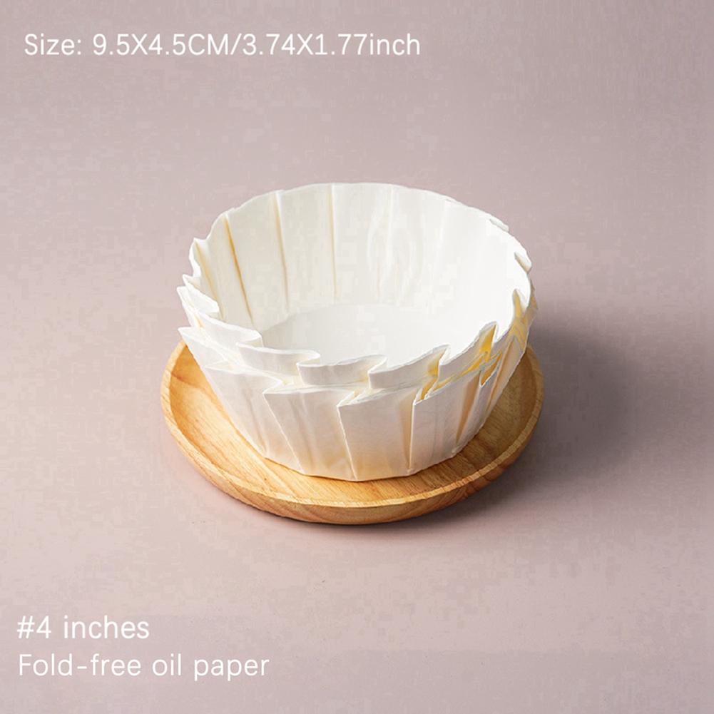 50 kusů Vložky do dortových forem Nepřilnavý & Olejivzdorný & Vodotěsný Pečicí papír