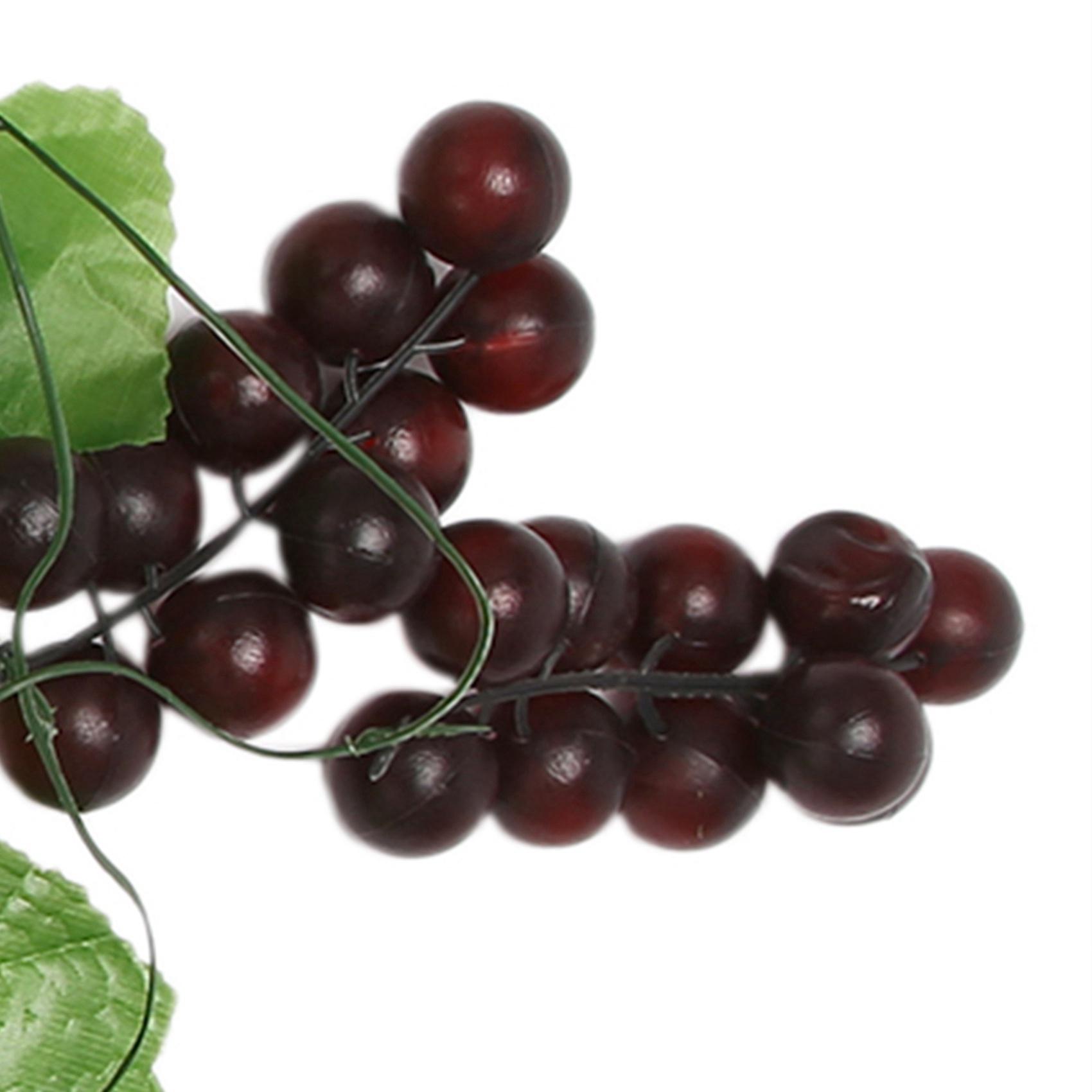 ABWR-6X Artificial Grape Vine Garland Fruit For Home Garden Decoration