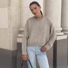 Fall Winter Oversized Sweaters for Women Casual Crewneck Pullover Long Sleeve Fuzzy Chunky Knit Tops Blouse Women's Warm Pullover Sweater Tops Outfits