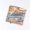 Silk Scarf Women Animals Print Stoles Square Scarves Wraps Large Bandana NecKerchief Lady Hijabs Female Silk Foulards 130CM
