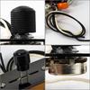 Domofa Full Load Guitar Control Plate Pre-wired 3-Way Switch 250K Large Potentiometer Rolette Volume Tone Knob Telecaster Electric Guitar Parts Black