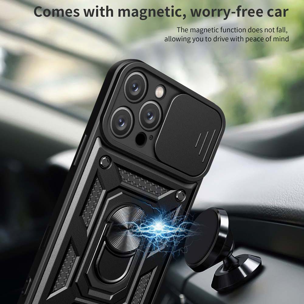 Shockproof Armor Case For iPhone 16 Pro Max 16Plus Car Holder Phone Cover For Iphone 15 14 13 Pro 15Plus 14Plus Case