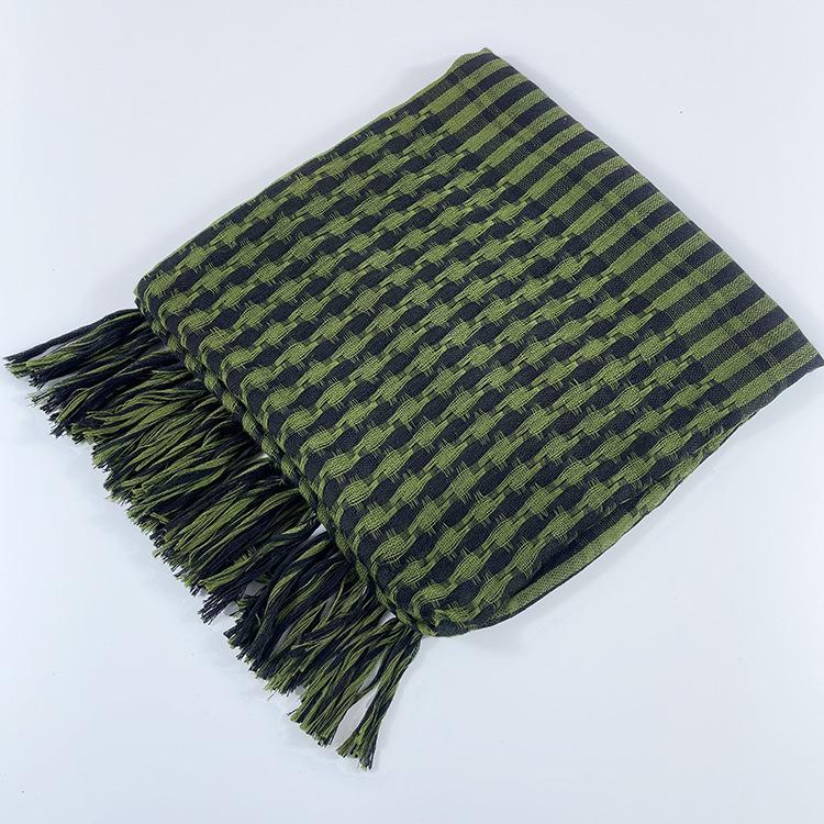 

Polyester Arabic Square Army Fan Tactical Scarf Multi-functional Wind and Sand Popular Bandana Neck Protector for Men and Women One Size