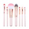 7pcs/set Wood Makeup Brush Foundation Contour Concealer Blush Pen