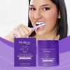 Purple tooth powder mild gum protection teeth cleaning fresh breath gloss clean