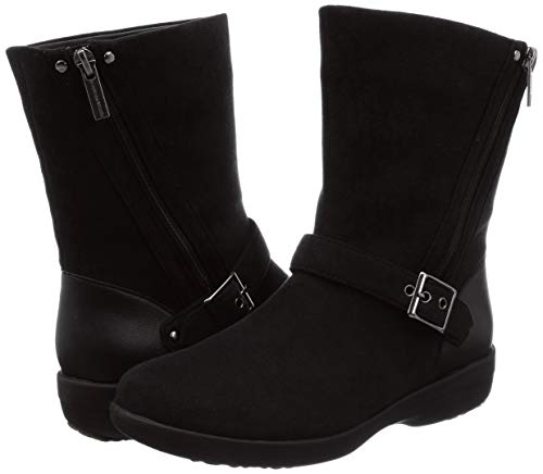 Madras Walk Non-Slip Boots with 3cm Heel, 4E, Gore-Tex, MWL2108, Black, Size 22.5cm