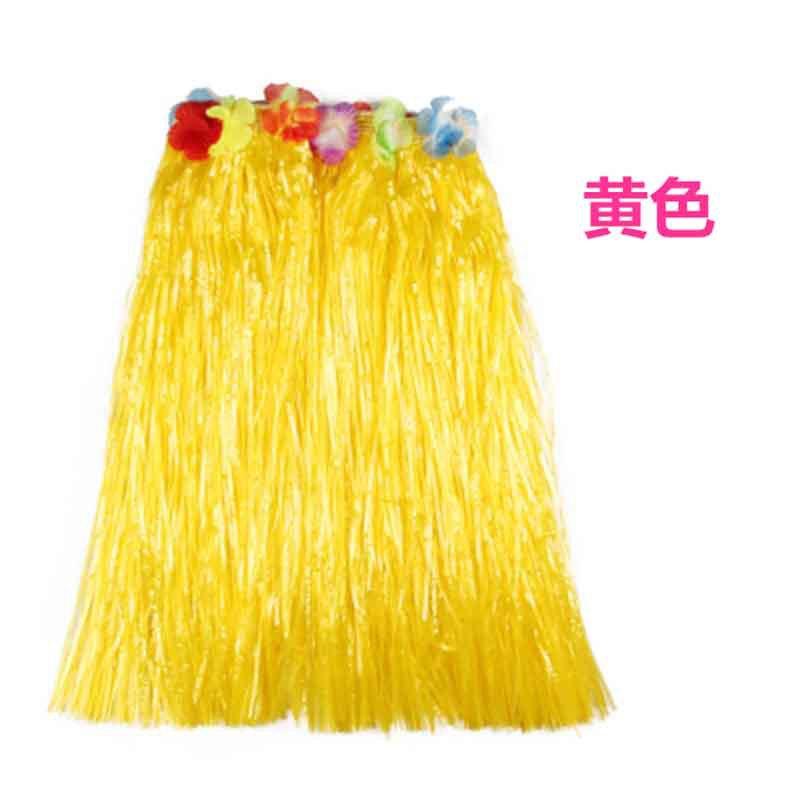 Plastic Fiber Girl Woman Hawaiian Grass Skirt Cheap Costume Flower Hula Skirt 30CM/40/CM60CM/Dance Dress Party Hawaii Beach