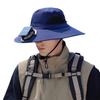 Solar Powered Outdoor Cooling Hat With Built In Fan For Hiking Fishing Lightweight Adjustable Sun Hat