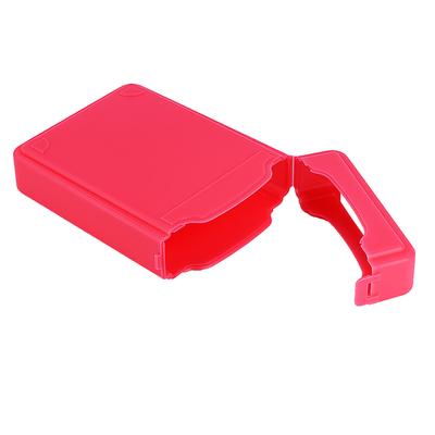 3.5" Hard Case   SSD Anti Static Disk Storage Box Shockproof Dust Proof NOn Slip Red (Not Inclube Hard Disk)