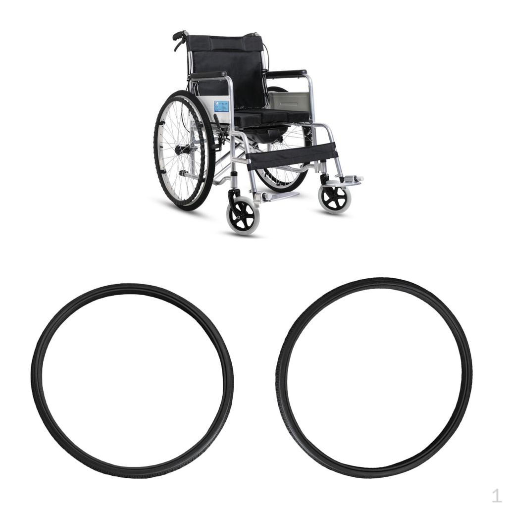 

2 шт. Сверхпрочная полиуретановая уличная шина для 22x1 3/8 Черная