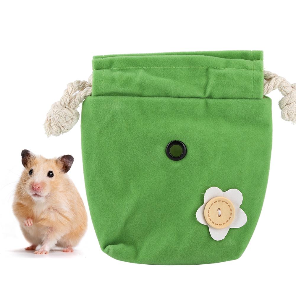 Outsideworld Small Pets Portable Flannel Soft Outgoing Carrier Bag For Hamster Sugar Glider Squirrel