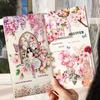 Flowers Are in Good Place Series Vintage Floral Landscape PET Sticker Creative DIY Journal Material Collage Scrapbook Stationery