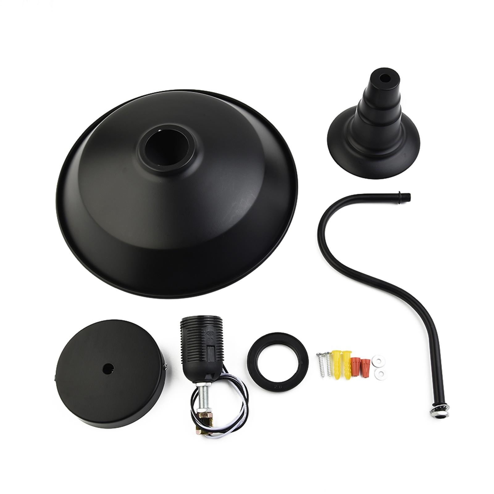 

Винтажный промышленный настенный светильник, абажур для внутреннего и наружного освещения чёрный