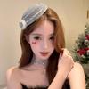 Beret Fedoras Hat Hair Clip Formal Hat Fascinator Hat Vintage Red Top Hat Hairpin  Party Headwear