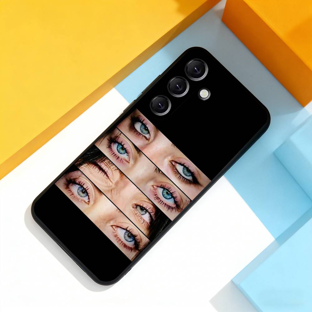 B-Billie-lovely E-Eilish Phone Case For Samsung Galaxy A 22,71,53,52,51,72,73,5G,Note,J7,8,9 Soft Black Cover