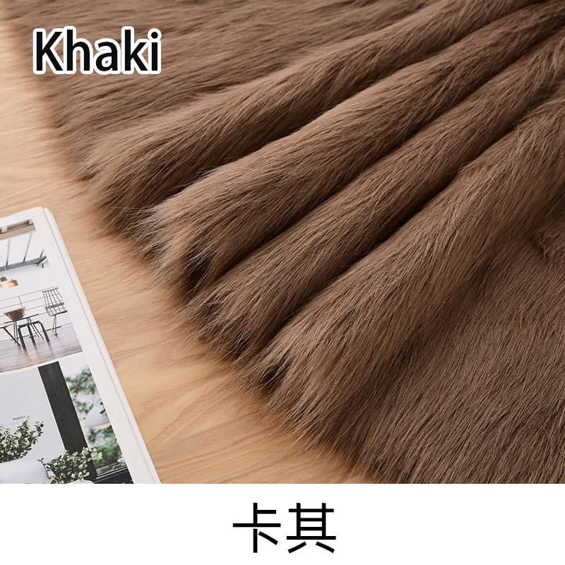5cm Wool Length 180cm Wide High-grade Imitation Fox Hair Plush Fabric Carpet Fur Clothing Animal Fursuit Hair DIY Sewing Fabric