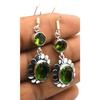 Peridot Gemstone Ethnic Handmade Drop Dengle Earring Jewelry  ER 088