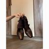 Keep version~ French retro inner height increase cool boots women's new versatile fashion short trouser boots thin boots
