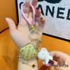 999 Pure Gold Prosperity Keychain Pendant: Attract Wealth & Treasures Gift for Girlfriend, 20mg