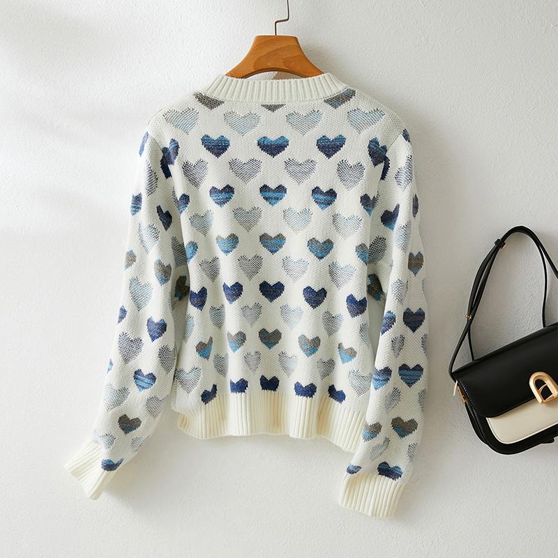 Comfortable Commuting Sweater Versatile Knitted Outerwear Cardigan Coat for Women