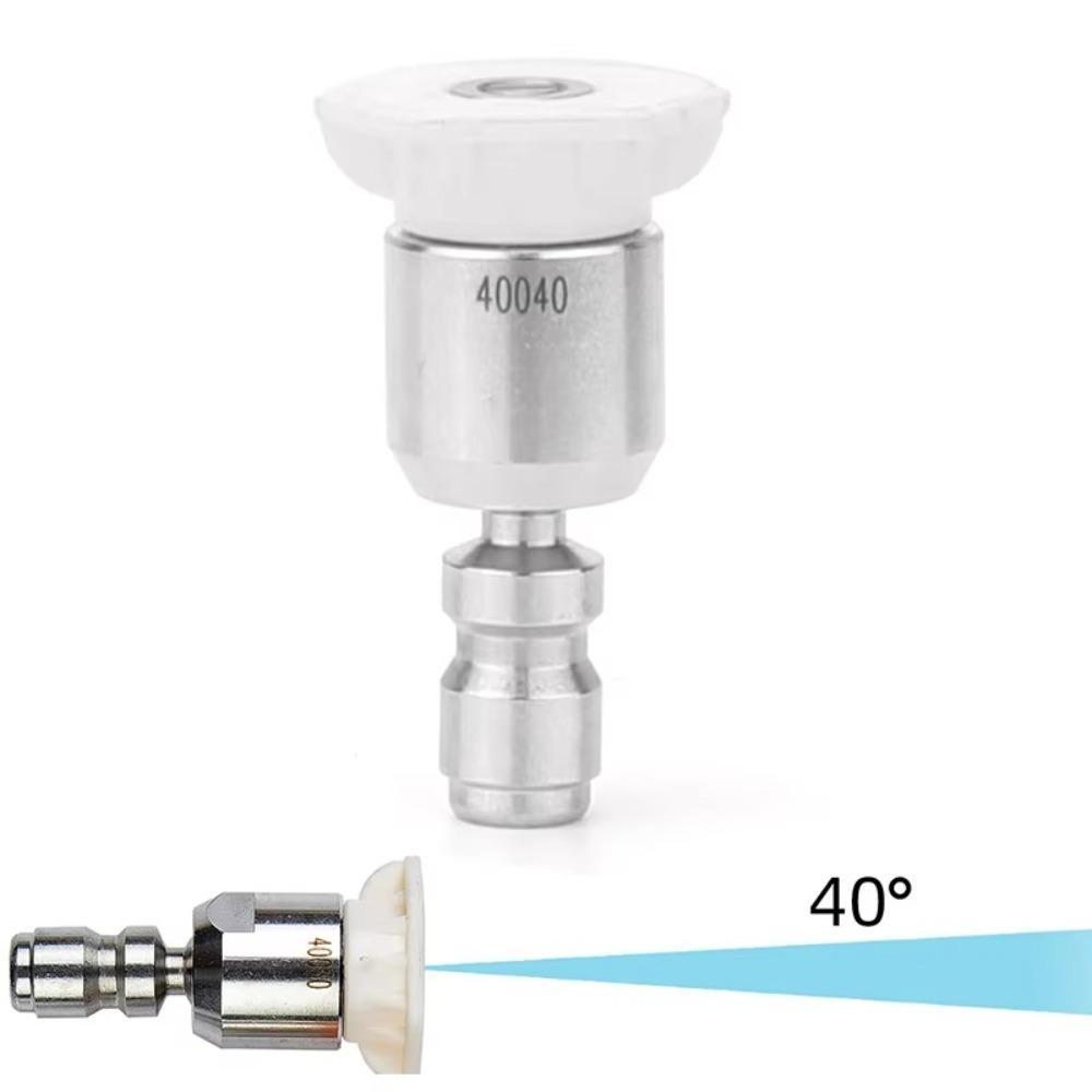 1/4'' Quick Connect High Pressure Washer Tips Stainless Steel Rotary Spray Jet Tip  Patio
