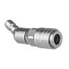 Stainless Steel 1/4Inch Quick Connect Coupling Adjustable Adapter for High Pressure Cleaners Durable & Easy To Install