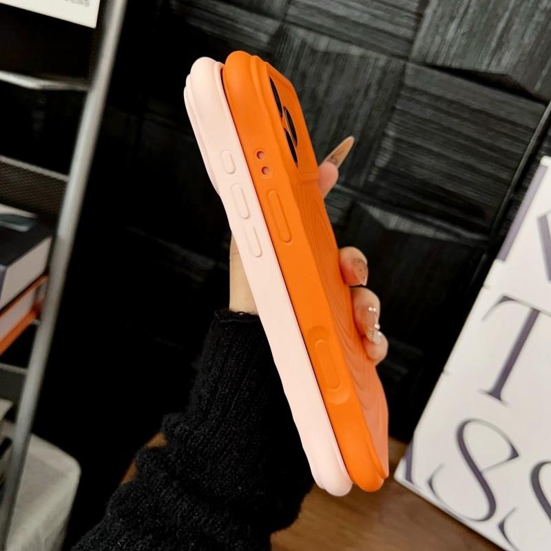 Luxury Wave Water Ripple For Magsafe Magnetic Phone Case For iPhone 17 16 15 14 13 12 Pro Max Wireless Charge Shockproof Cover
