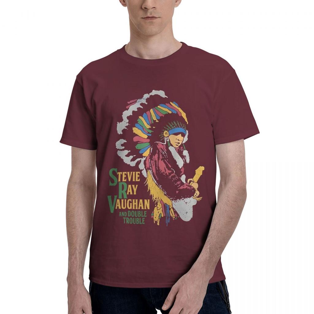Stevie Ray Vaughan Unisex 100 Cotton Casual Breathable Confortable Tshirt Funny Mens TShirt Graphic Tee