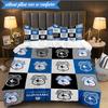 3PCS Cardiff Fc Crest Printed Soft Bedding Set,Including 1pc Duvet Cover And 2pcs Pillowcases Perfect for Bedroom, Dormitory, Fan Gift