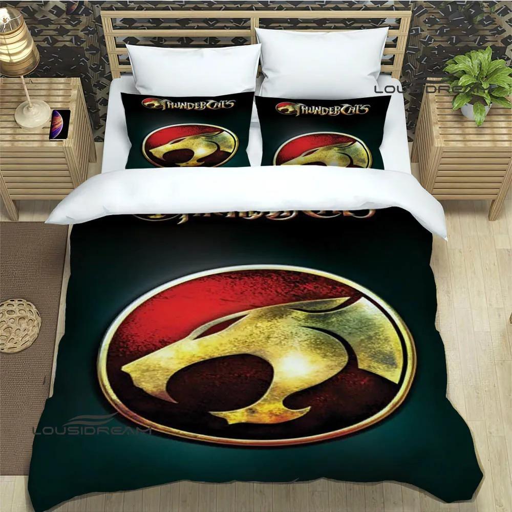 Thundercats Anime Printed Bedding Sets Exquisite Bed Supplies Set Duvet Cover Bed Comforter Set Bedding Set Luxury Birthday Gift