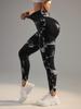 2025 Tie-Dye Non-Slip High-Waist Women's Yoga Leggings with Drip-Proof Design