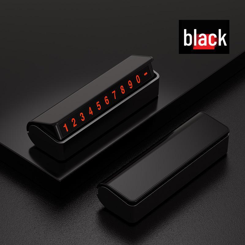 

Скрываемая алюминиевая табличка с номером телефона для парковки автомобиля