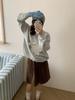 Korean Sweet Cartoon Knit Top: Women's Loose Casual Pullover Sweater for Autumn/Winter