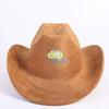 Popular European and American fashion suede western cowboy hat classic retro elegant cowboy hat top hat