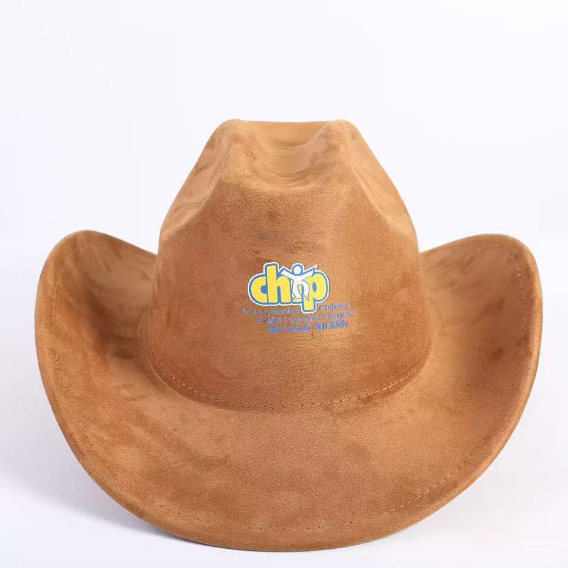 Popular European and American fashion suede western cowboy hat classic retro elegant cowboy hat top hat