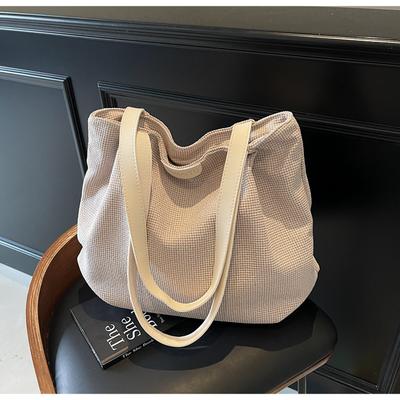 Taschen Damen Große Kapazität 2025 Neu Frühling Vielseitige Lässige Schultertasche College-Studenten Unterricht Tragetasche