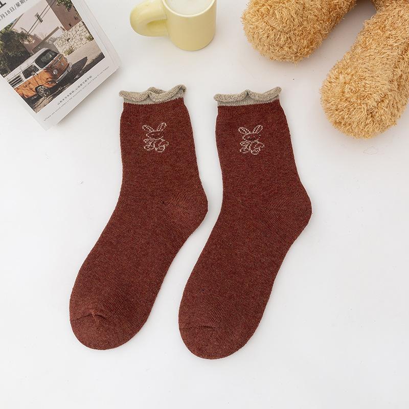 

Женские осенне-зимние бархатные теплые носки-гольфы Yuezi 1 pair