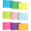 Eastern Wolf 9 Pads to Do Lined Sticky Notes, 9 Bright Multi Colors Self-Stick Note Pads, 3x4 Inch with Line Adhesive Memo Sticky Notes Notepad, 50