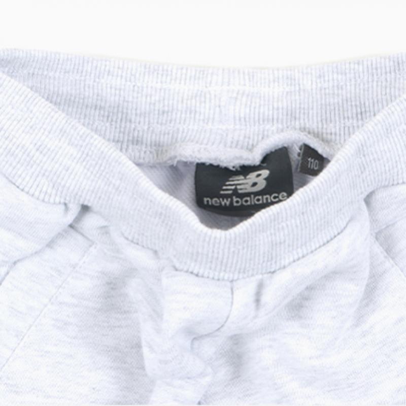 New Balance Kids 3pcs Sweat Setup  Melange Gray