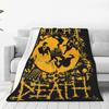 Konfor Napalm Ölüm Müzik Grubu Battaniye Merch Ev Dekoratif Death Metal Atmak Battaniyeler Açık için Hafif Ince Polar