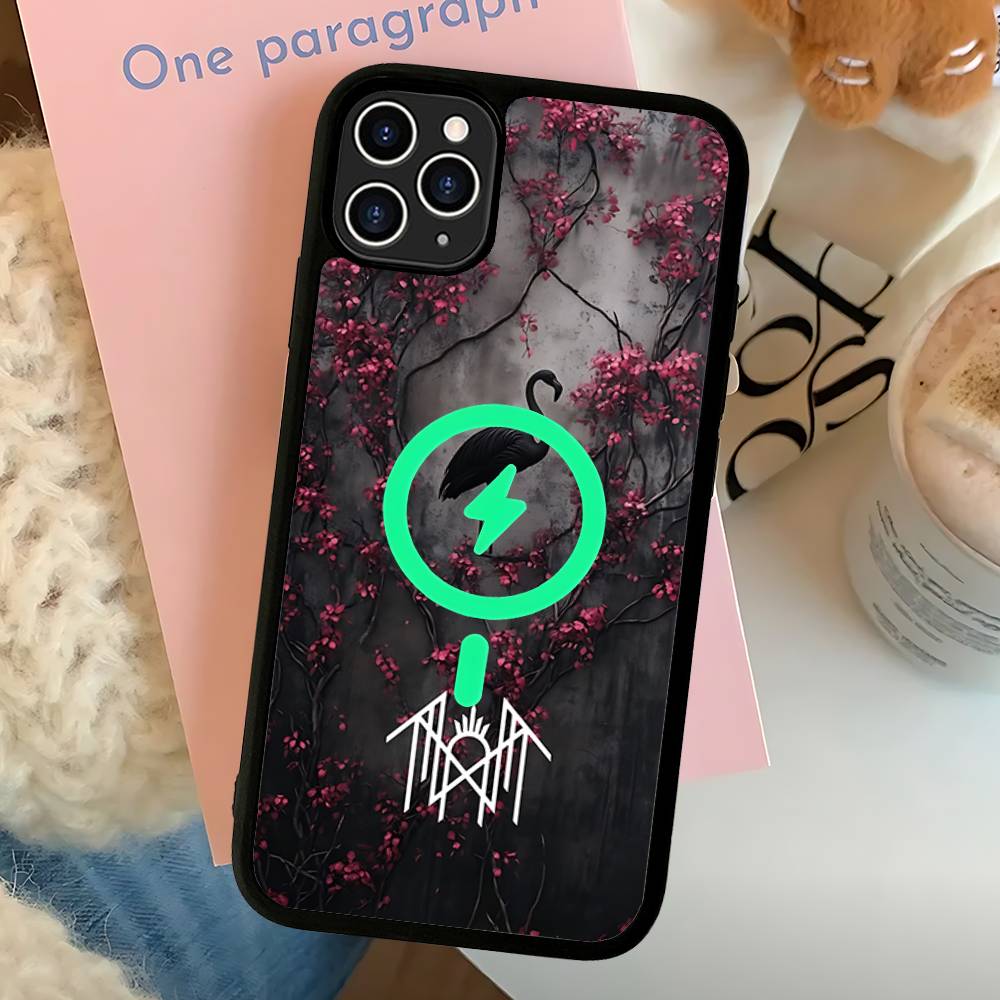 Rock Band S-Sleep TokenS Phone Case Magnetic Case For IPhone 16 14 13 12 11 15 Pro Max Plus For Magsafe Wireless Charge Cover iPhone 16 pro